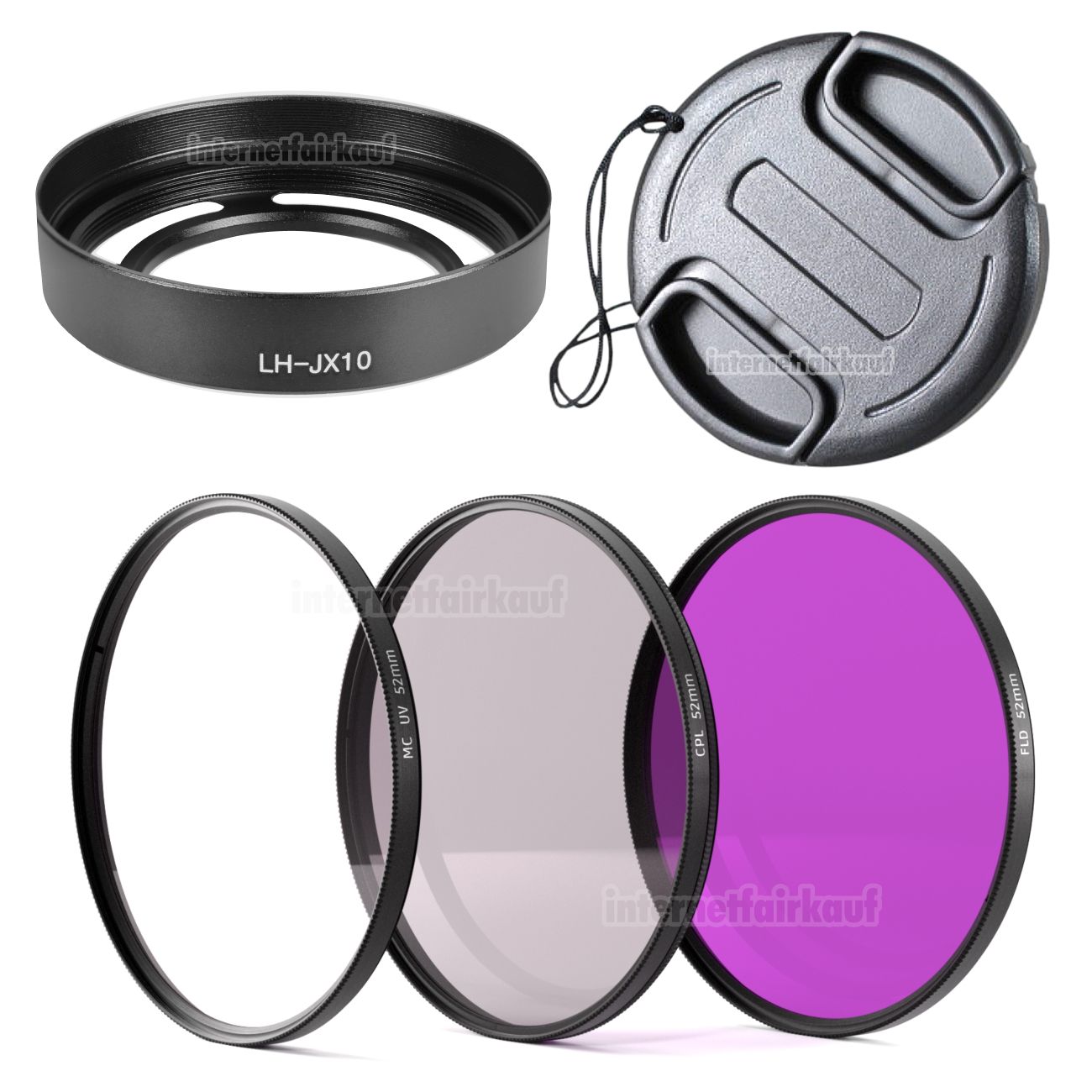 5-teiliges Zubehörset passend für Fujifilm X10 X20 X30