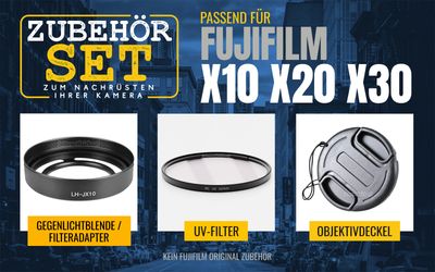 3-teiliges Zubehörset für Fujifilm X10 X20 X30