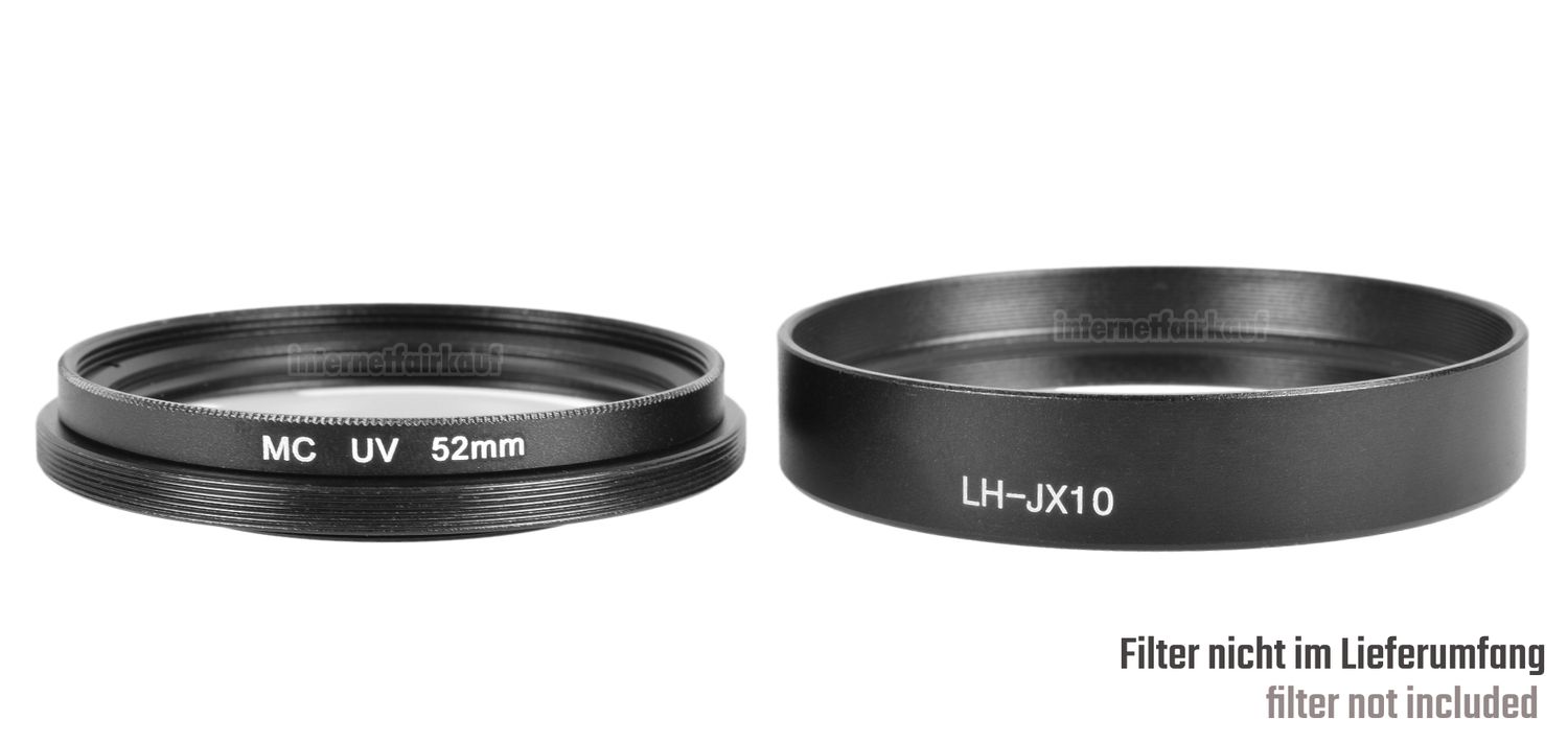 Filteradapter Gegenlichtblende für Fujifilm X10 X20 X30