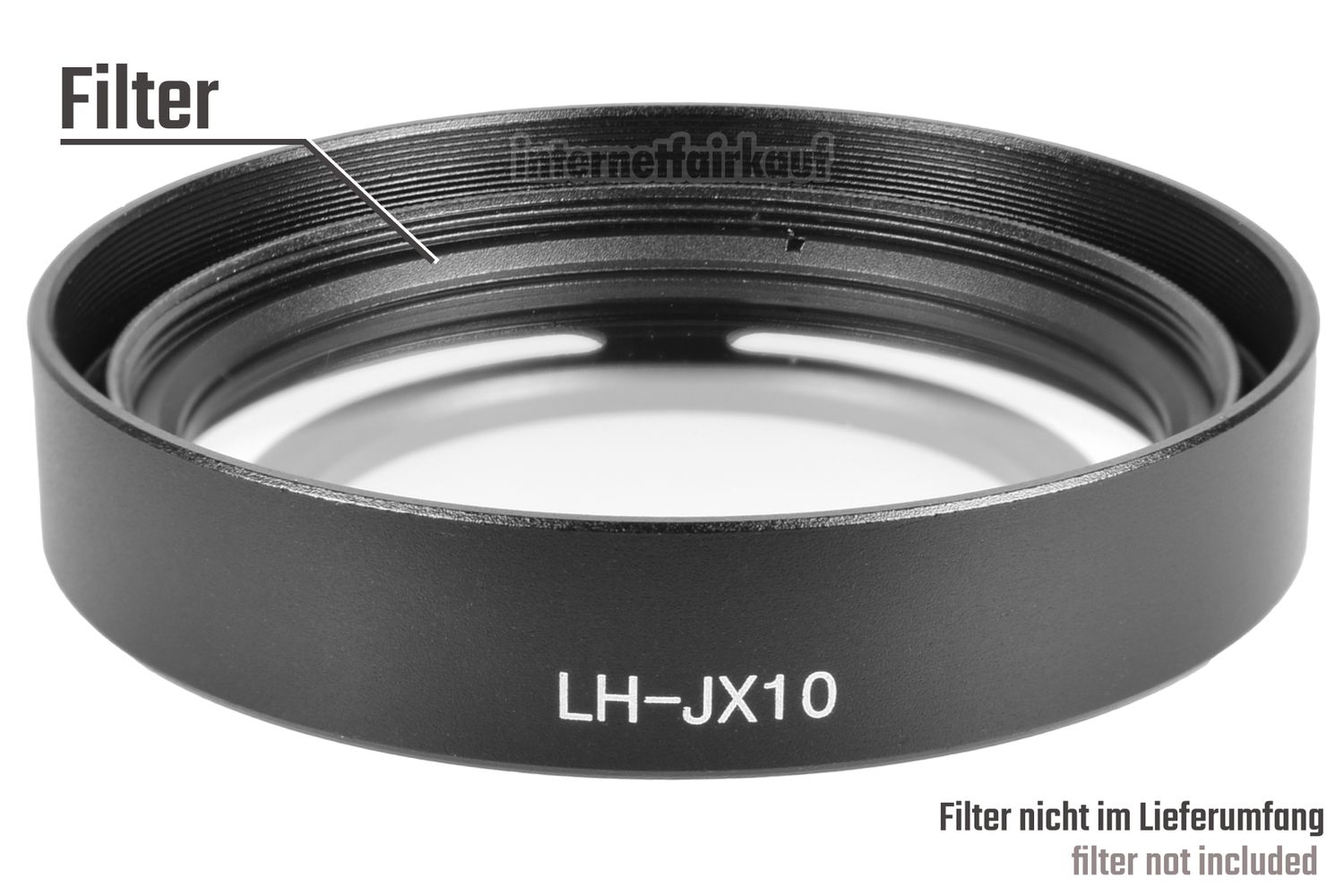 Filteradapter Gegenlichtblende für Fujifilm X10 X20 X30