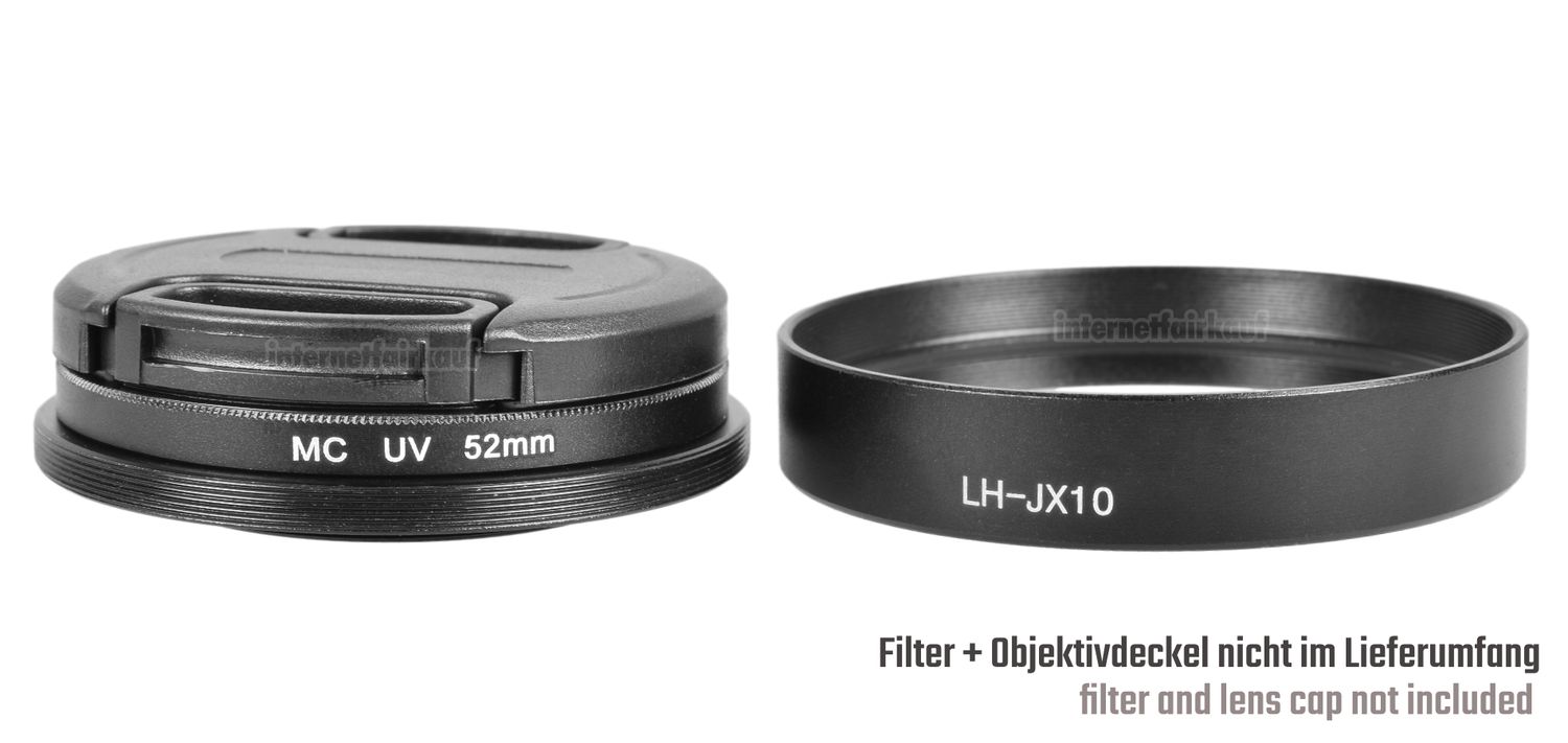 Filteradapter Gegenlichtblende für Fujifilm X10 X20 X30