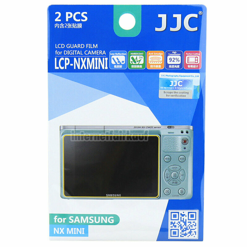 JJC LCP-NXMINI - LCD Display Schutzfolien für Samsung NX Mini