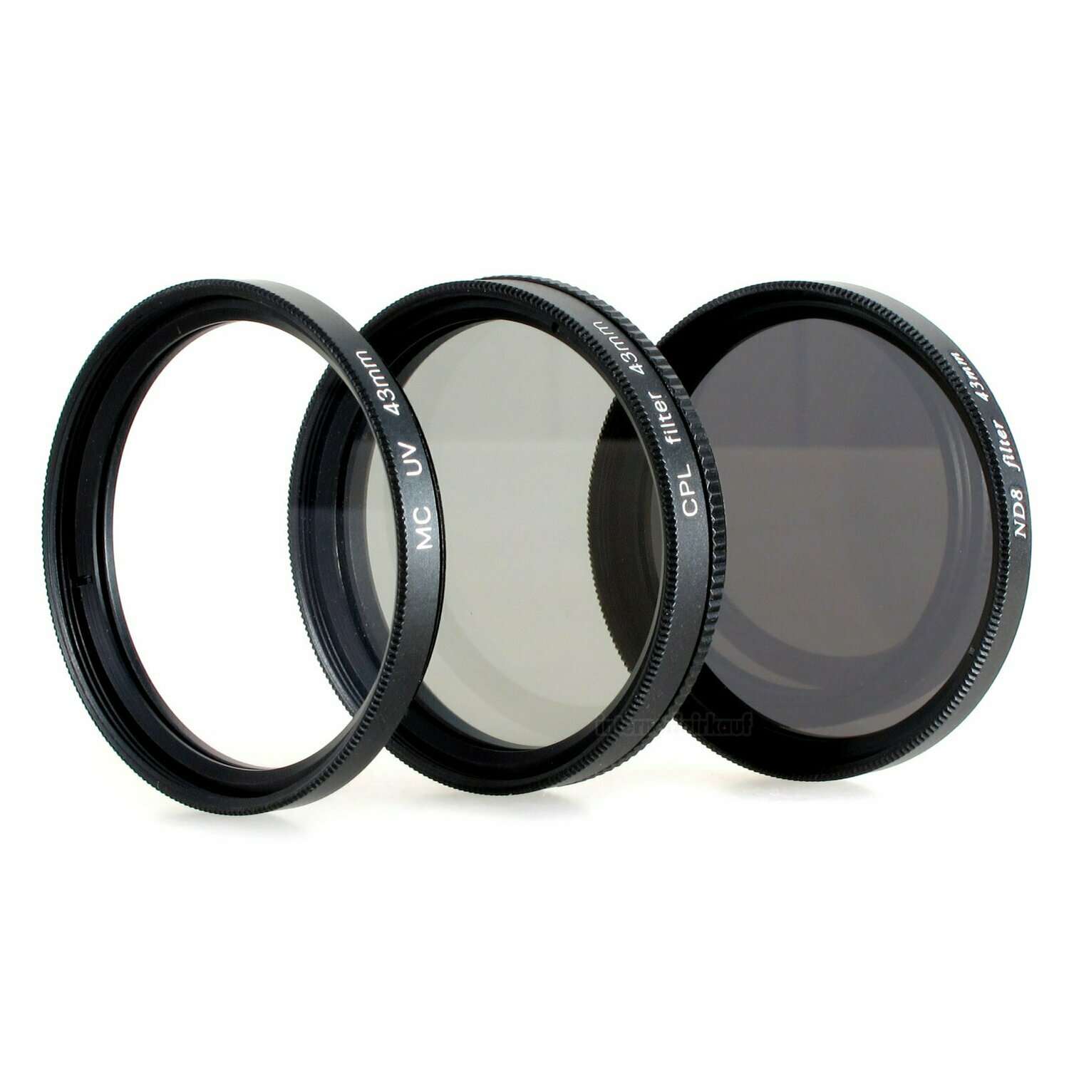 UV + Pol + ND8 Filter passend für Canon Legria HF R806 HF R88