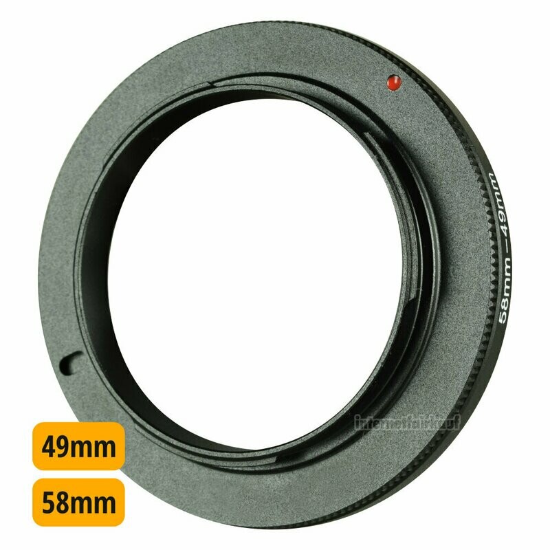 Umkehrring Retro-Adapter für 58mm passend für Sony E-Mount NEX und ILCE Kameras