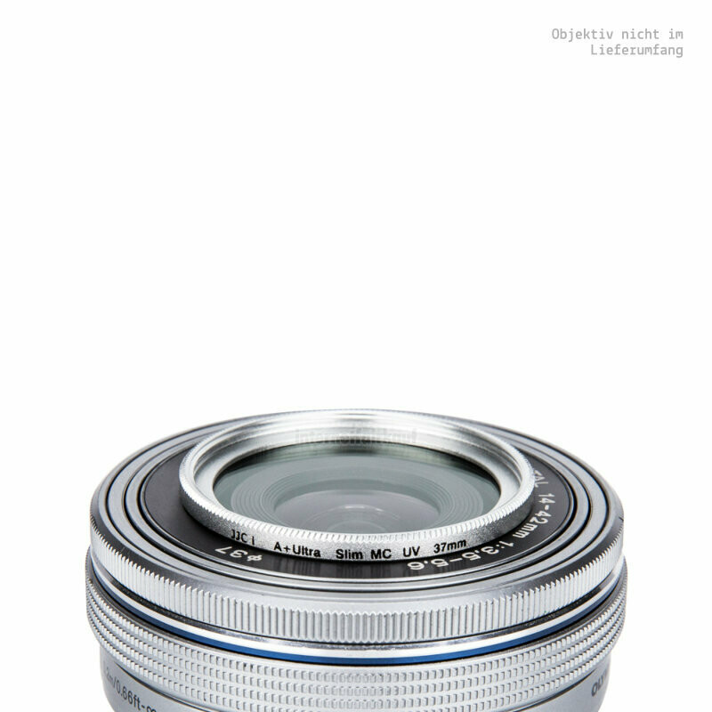 JJC F-MCUV37 SILVER - UV Filter 37mm silber ultra slim