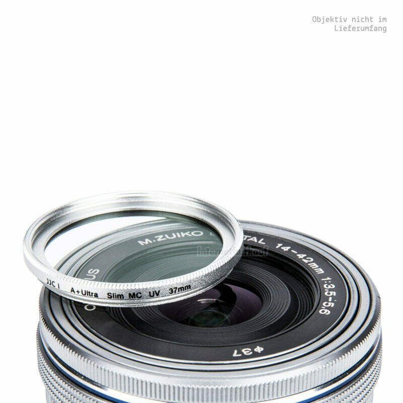 JJC F-MCUV37 SILVER - UV Filter 37mm silber ultra slim