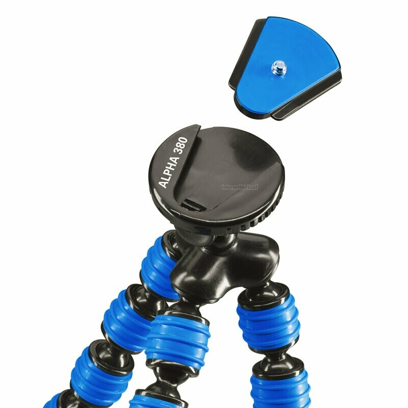 Cullmann ALPHA 350, blau flexibles Stativ