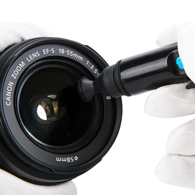 JJC CL-P4 - Lenspen Reinigungsstift und Objektivpinsel mit Doppelspitze