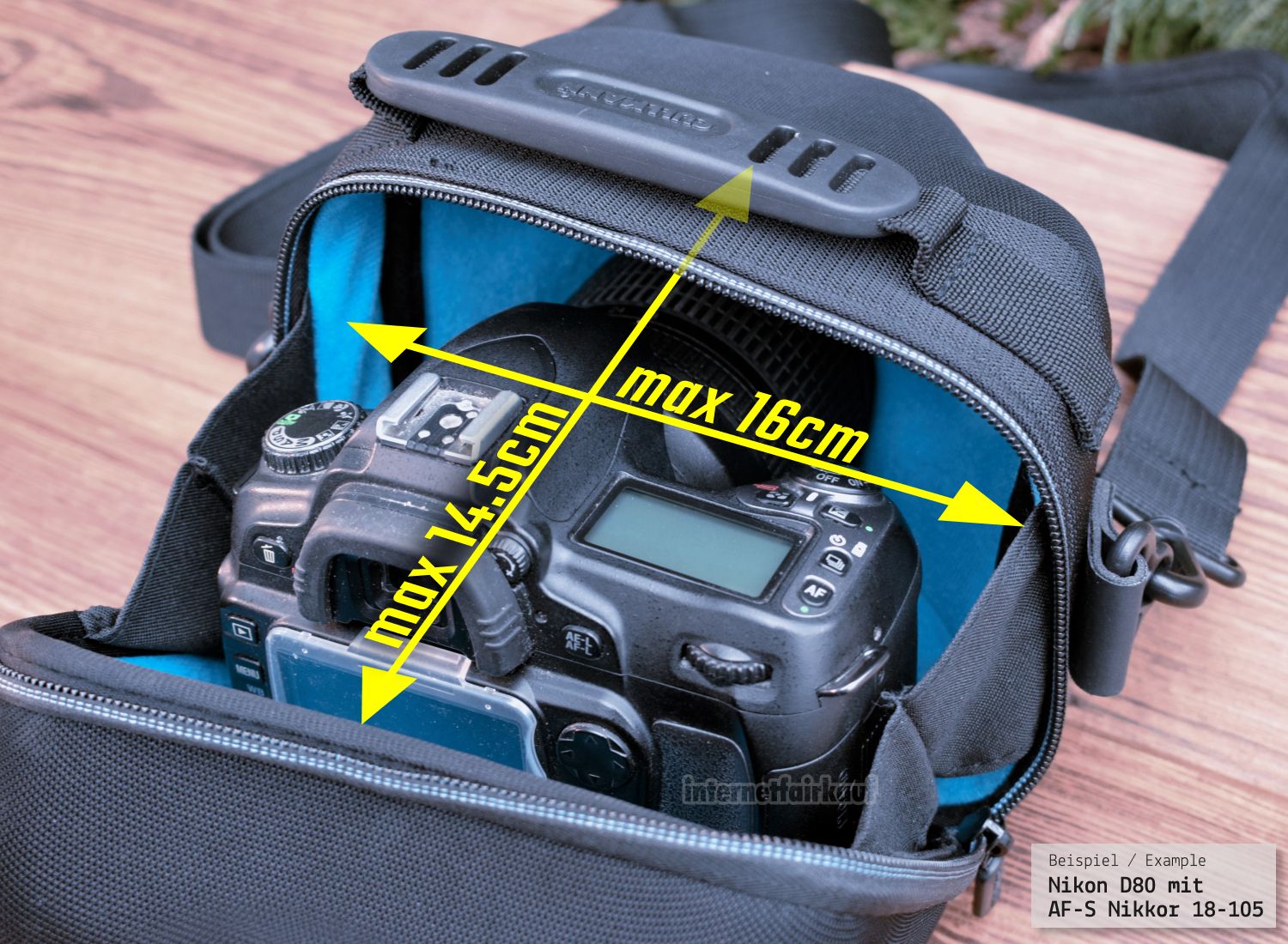 Hardcase Kameratasche passend für Fujifilm X-T20
