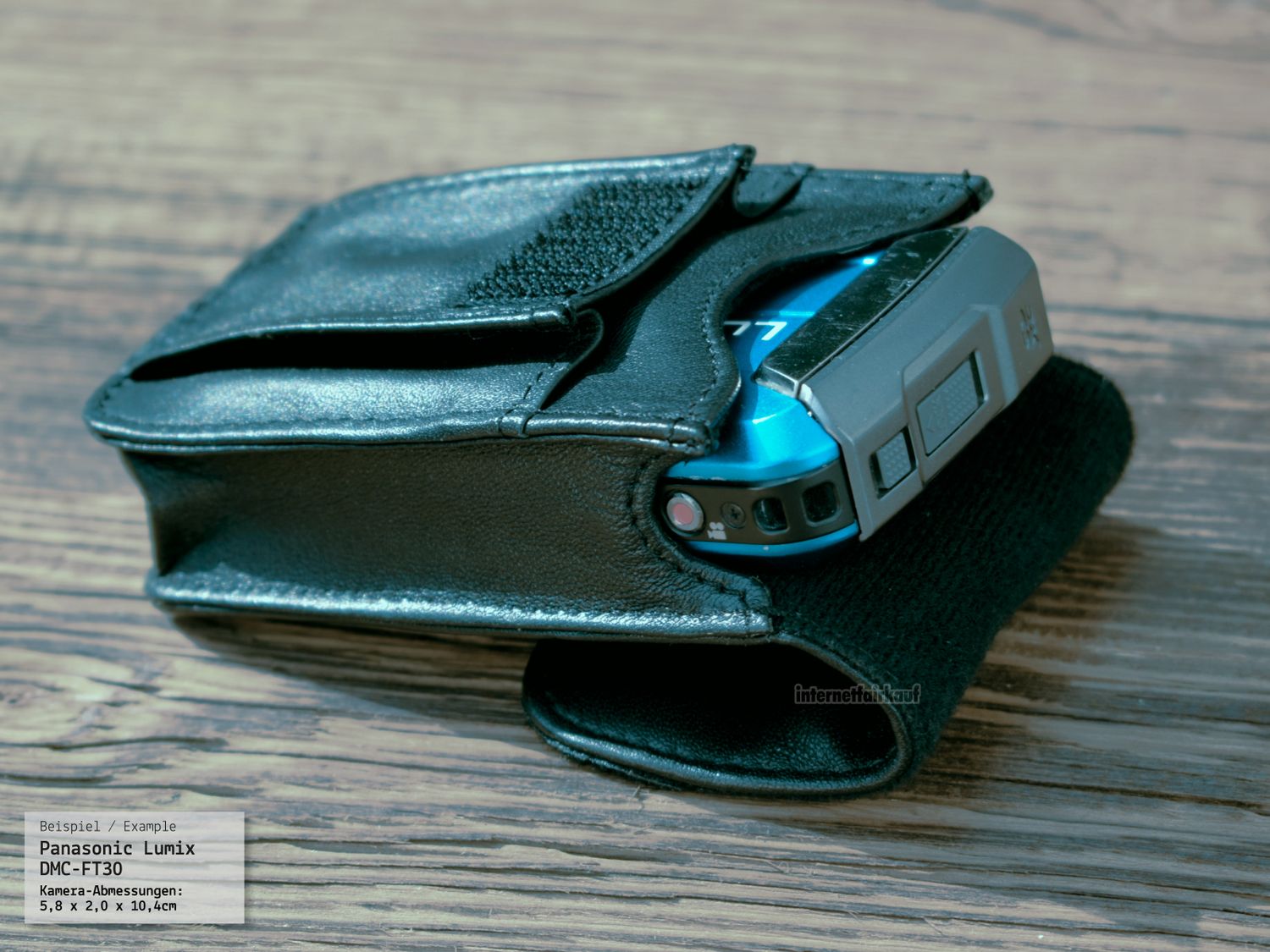 Leder Etui passend für Sony DSC-WX30 - Kameratasche