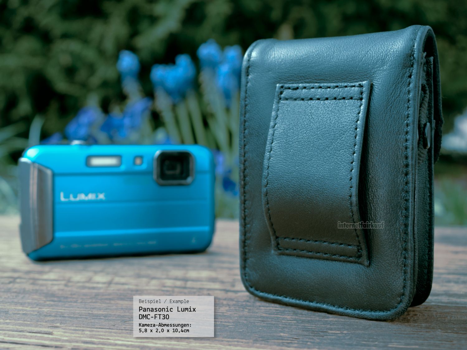 Leder Etui passend für Fuji Finepix JX400