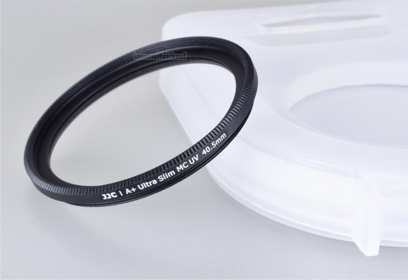 JJC F-MCUV405 - UV Filter 40.5mm schwarz ultra slim