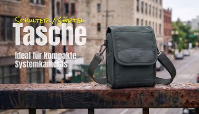 Kameratasche / Gürteltasche passend für Sony Alpha A6000 mit 16-50mm Objektiv