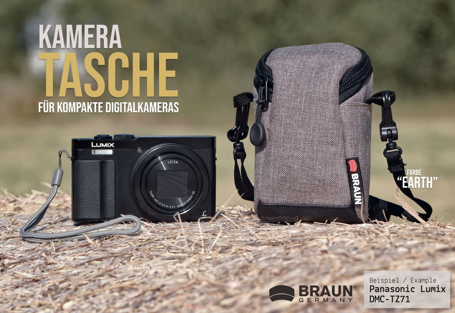 Kameratasche Etui passend für Panasonic Lumix DC-TZ300