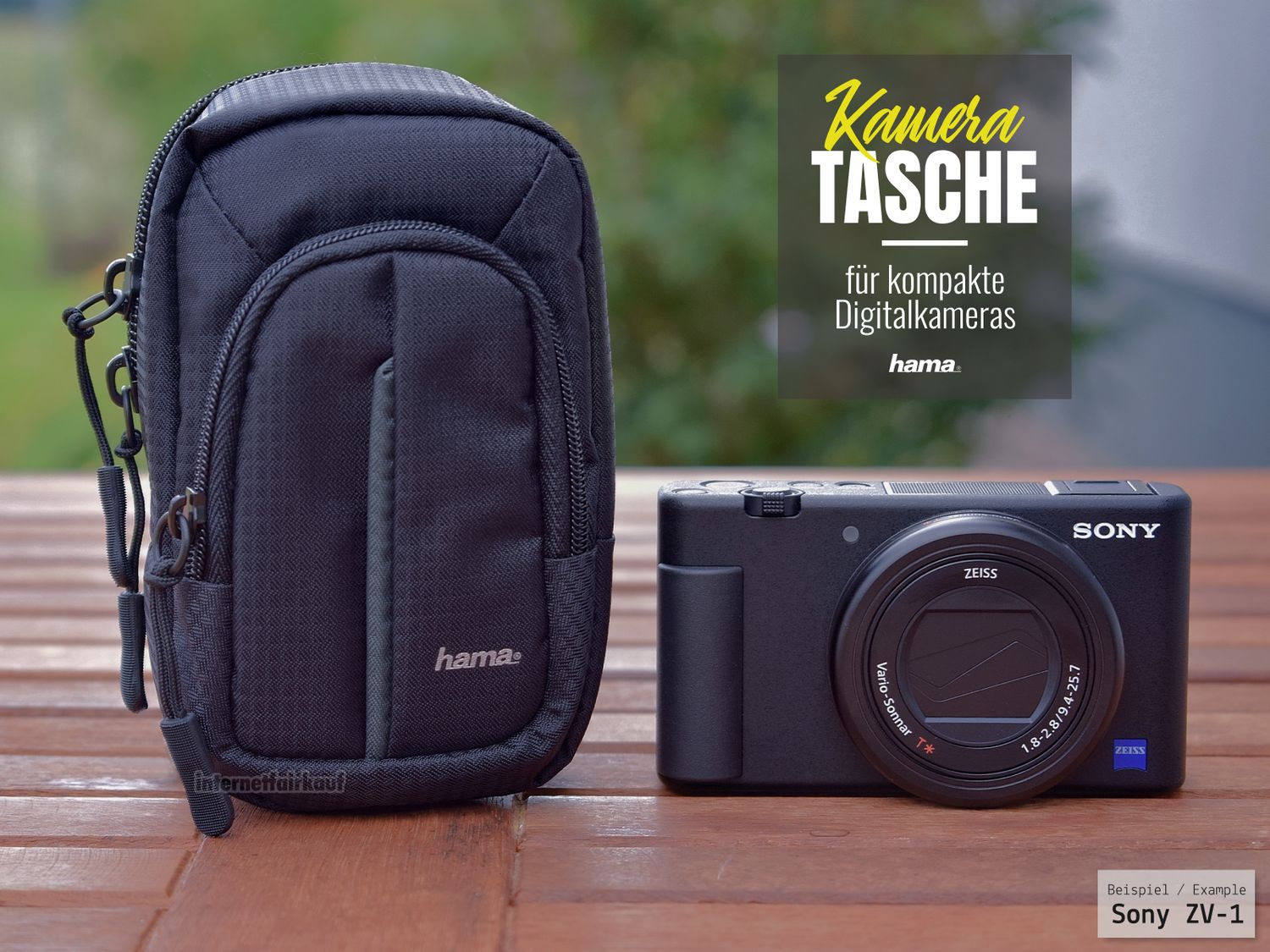 Kameratasche / Fototasche passend für Panasonic Lumix DC-TZ300
