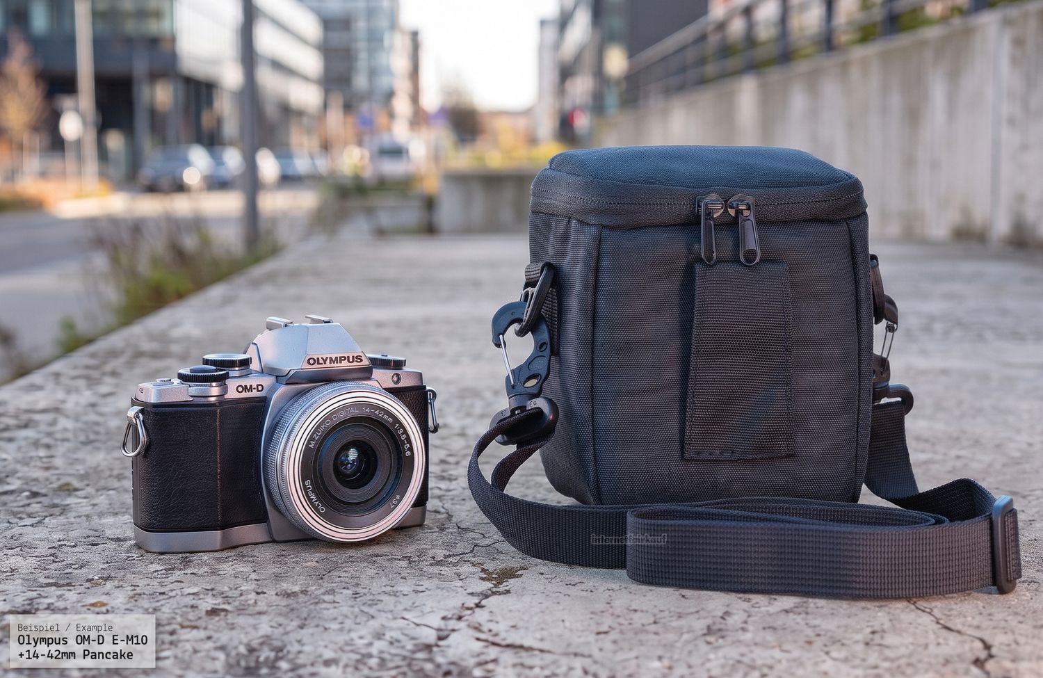 Kompakte Kameratasche passend für Leica D-Lux 8
