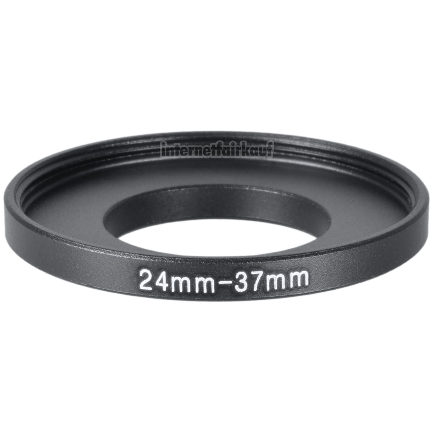 24-37mm Adapterring Filteradapter schwarz