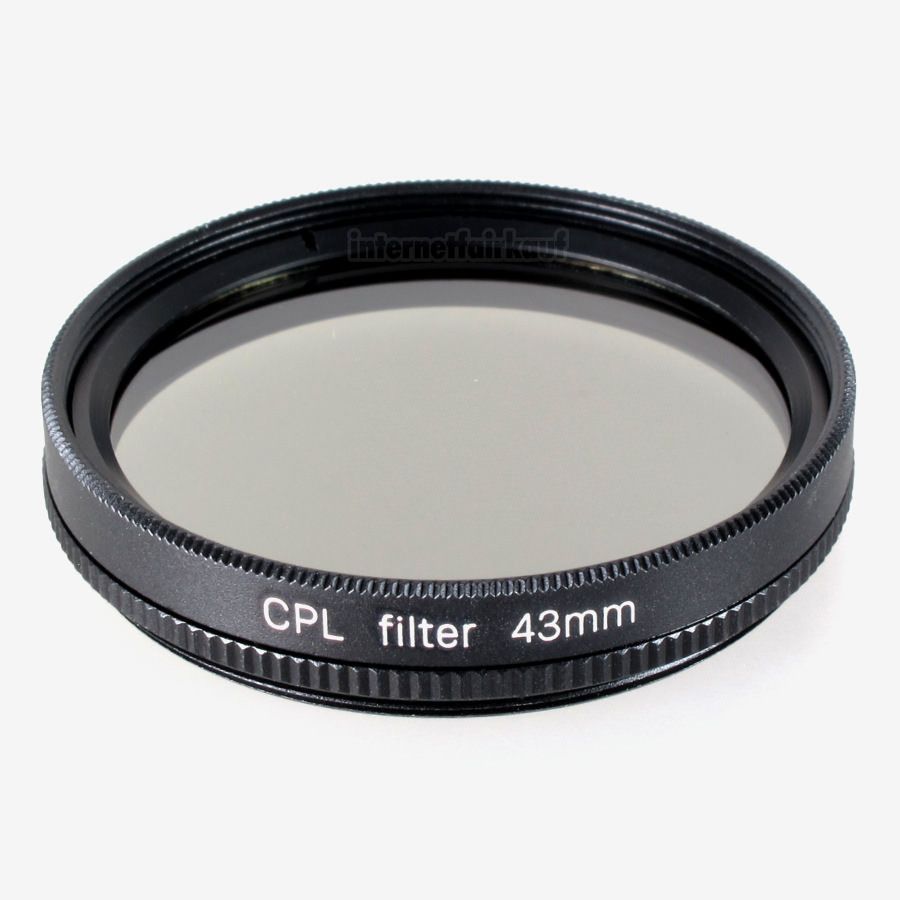 UV + Polfilter Set passend für Panasonic Lumix DC-L10