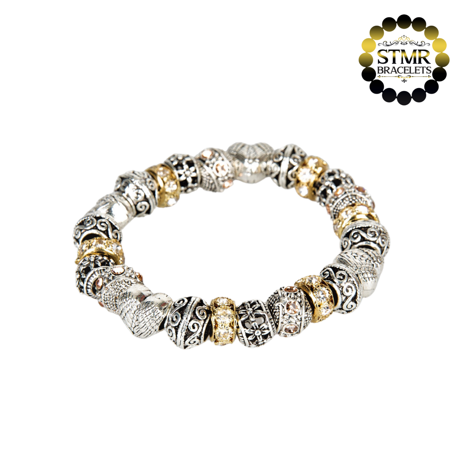 Magic Heart Bracelet / Silver / Gold / Elastic cord