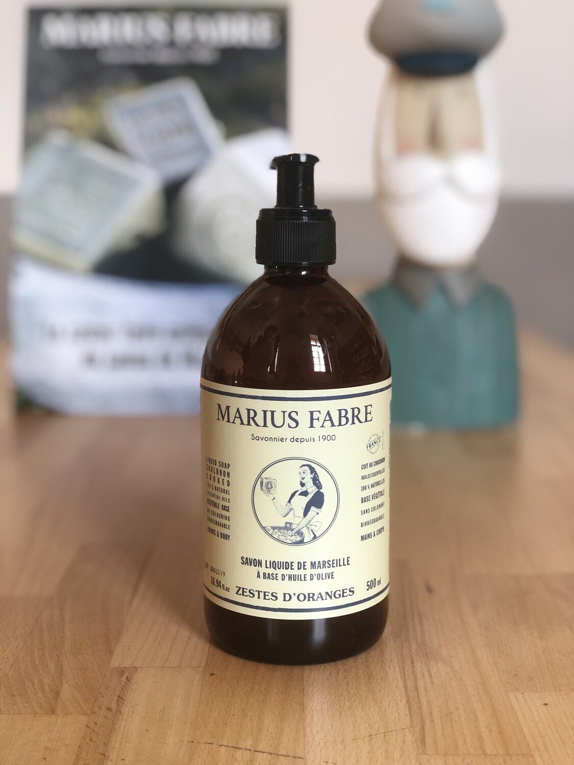 Sapone Liquido di Marsiglia Zestes d&#39;Oranges 500ml