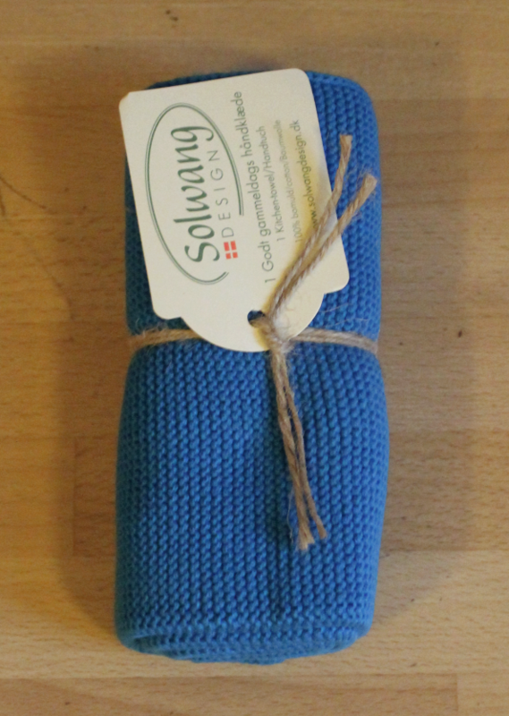 Asciugamano  in Cotone Organico Dark Bright Blue 32X47cm
