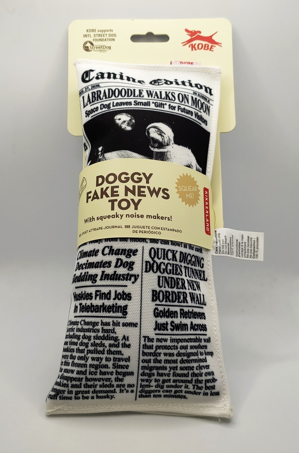 Fake News Doggy Toy