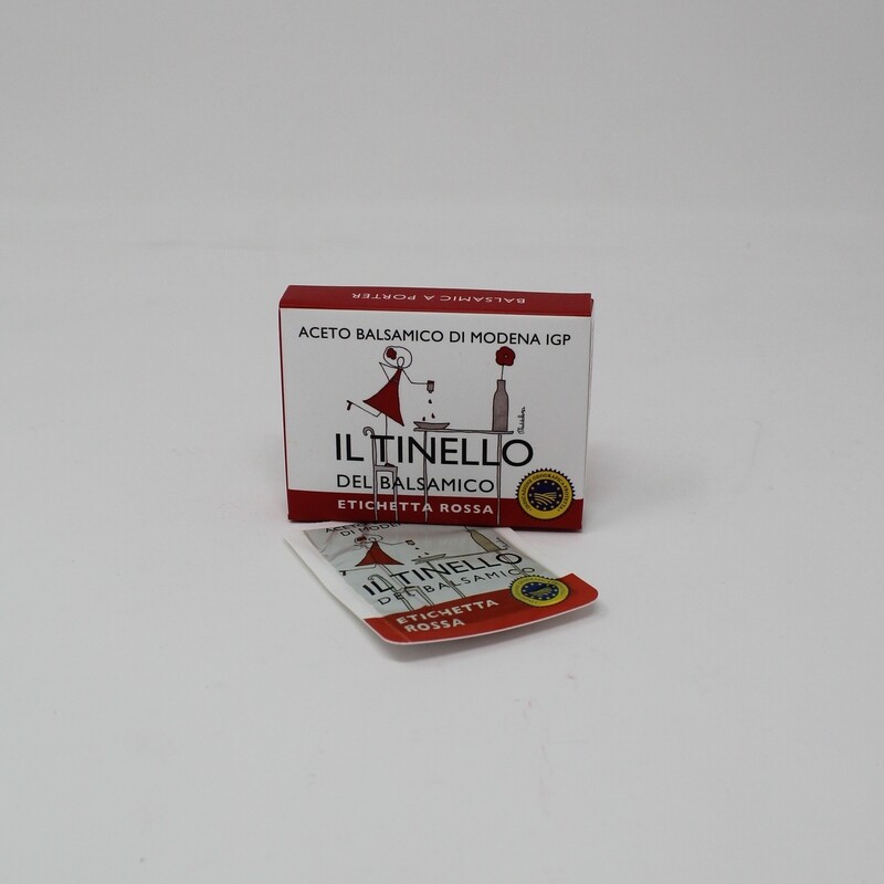Aceto Balsamico Etichetta Rossa Monodose 5 pezzi