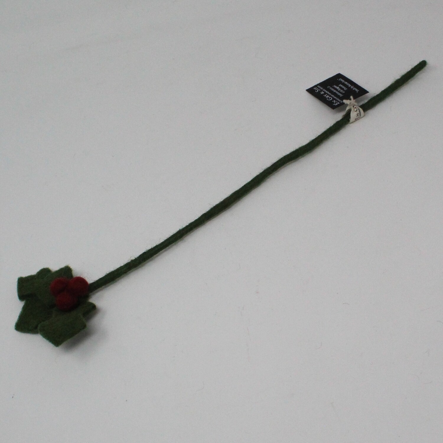 Holly Branch with Red Berries