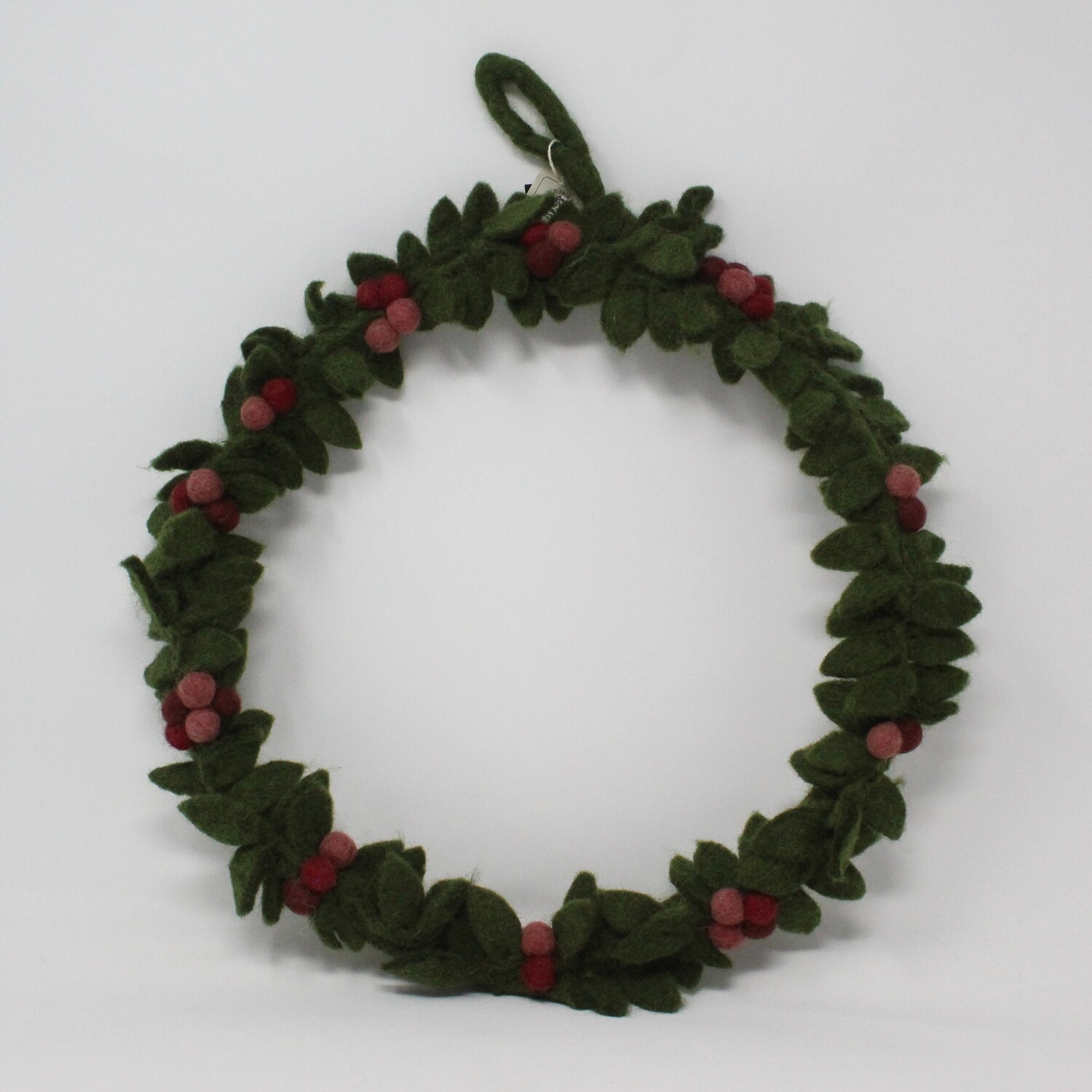 Big Green Wreath w/Red Berries