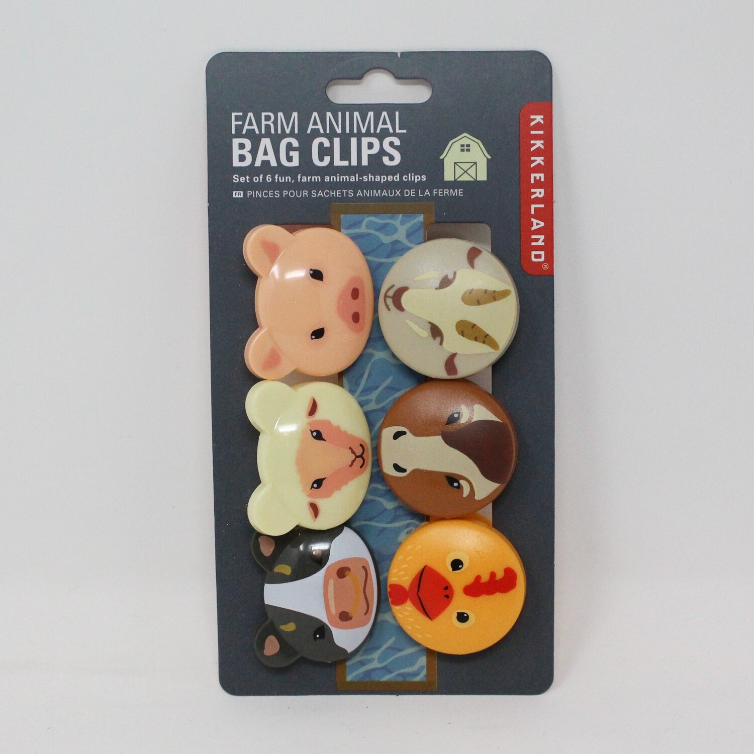 Farm Animal Bag Clips