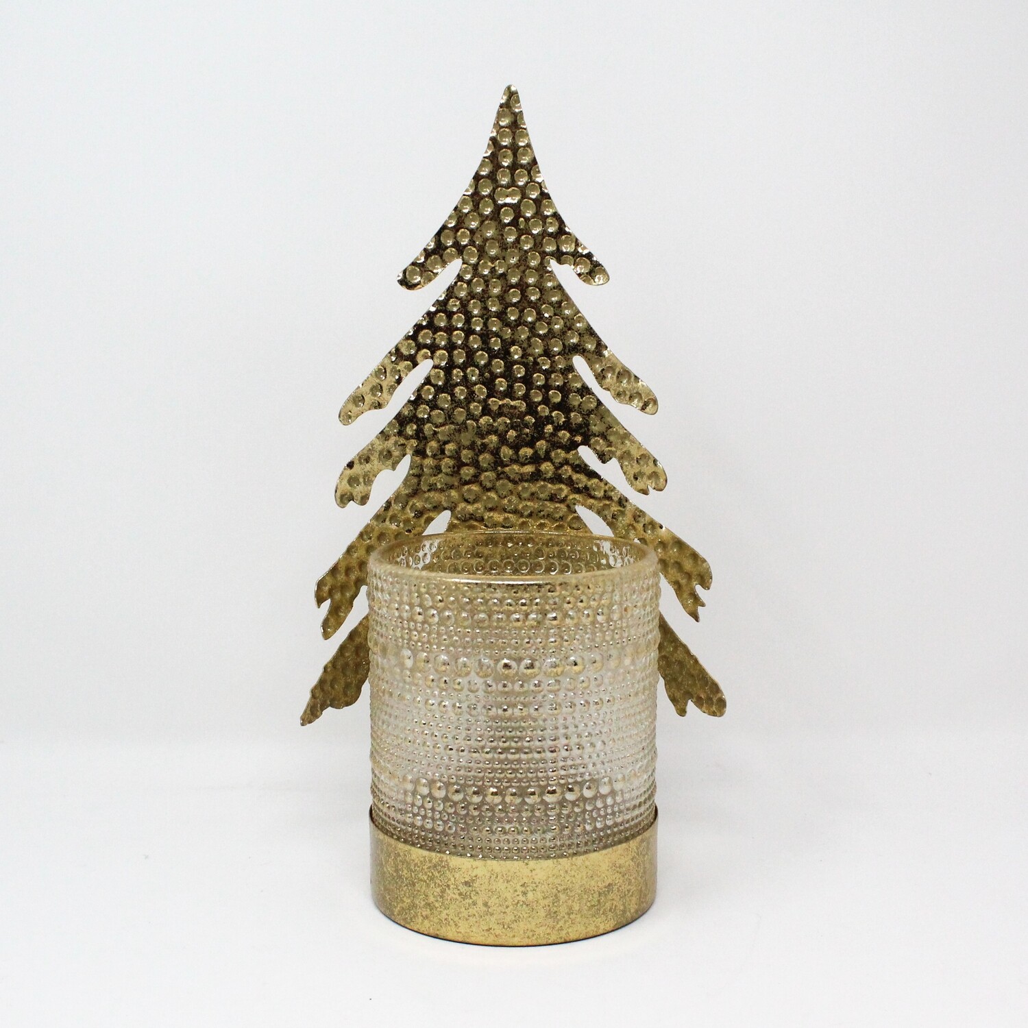 Portacandela Albero Oro 29 Cm