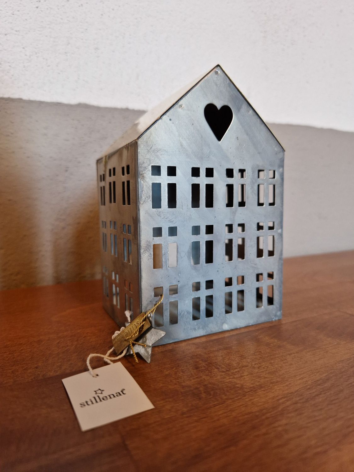 House f/tealight Stillenat metallo