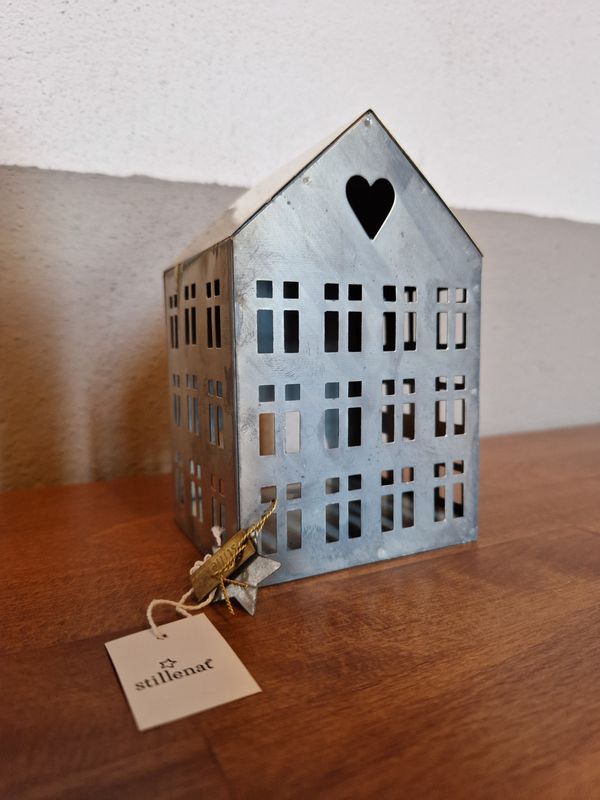 House f/tealight Stillenat metallo