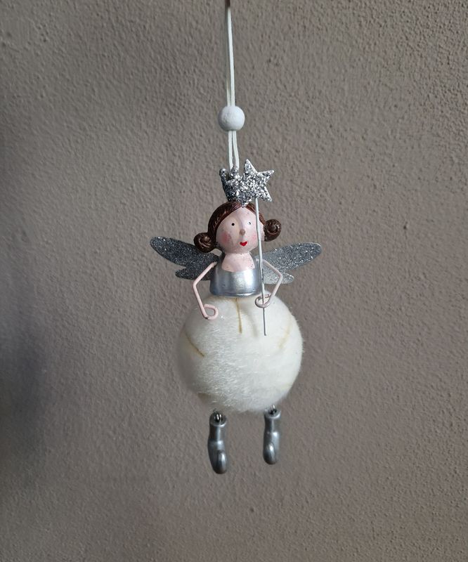 Angel ornament white