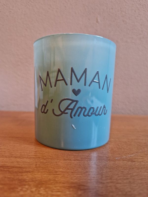 Bougie Bleu - Maman D&#39;Amour