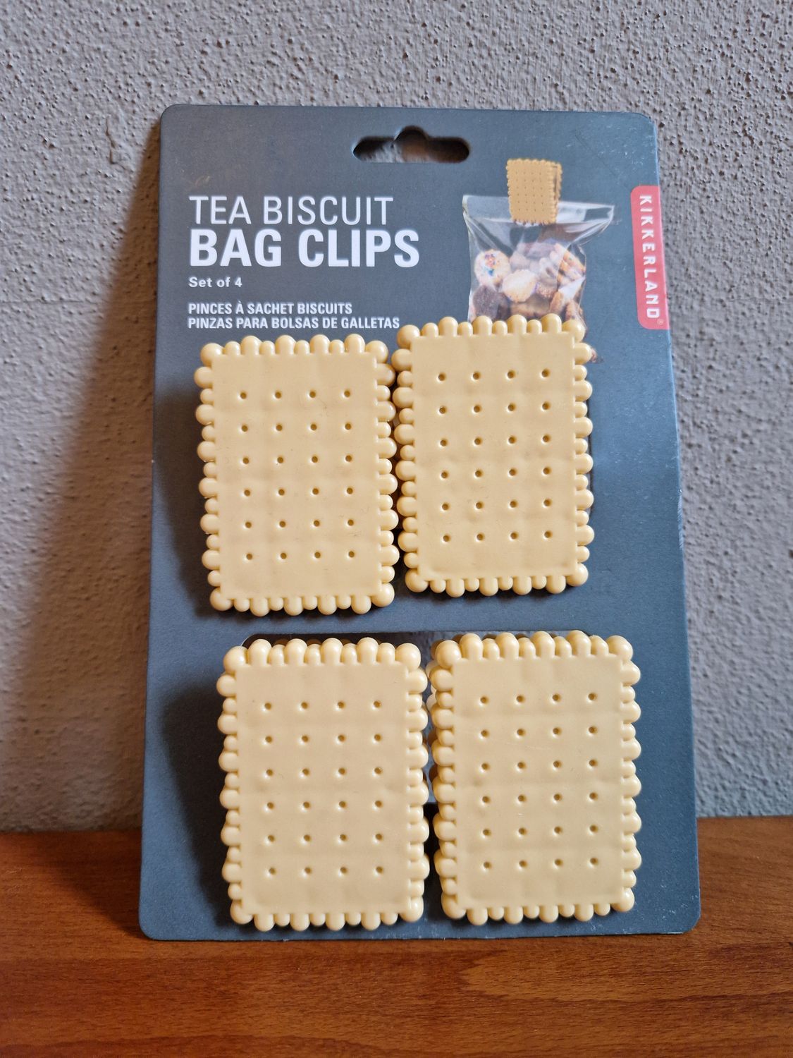 BAG CLIP TEA BISCUIT
