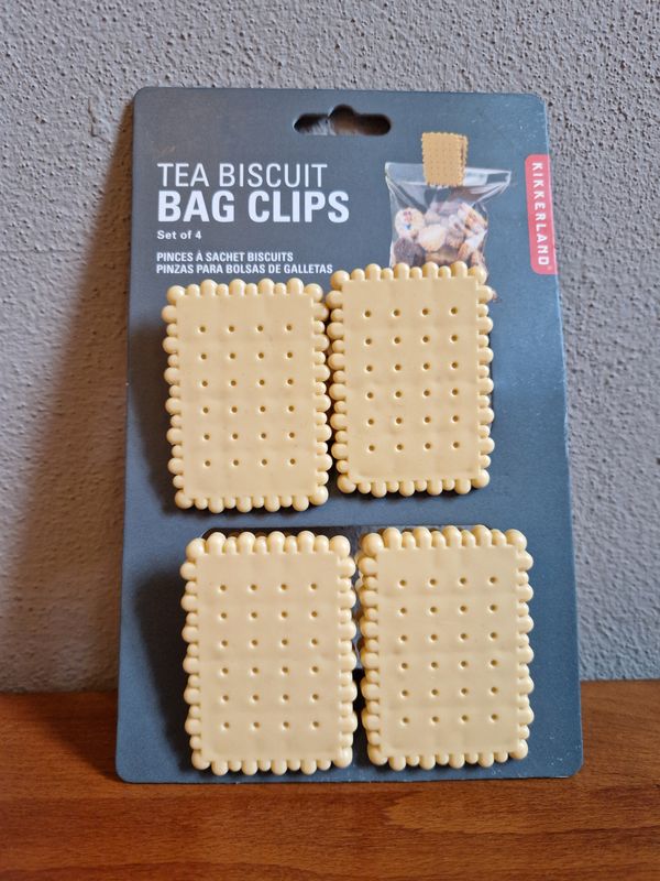 BAG CLIP TEA BISCUIT