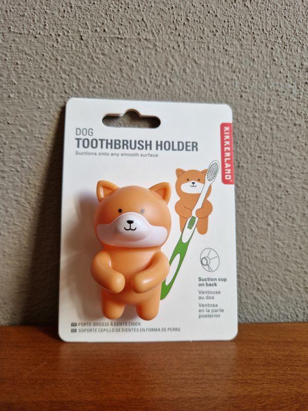 DOG TOOTHBRUSH HOLDER