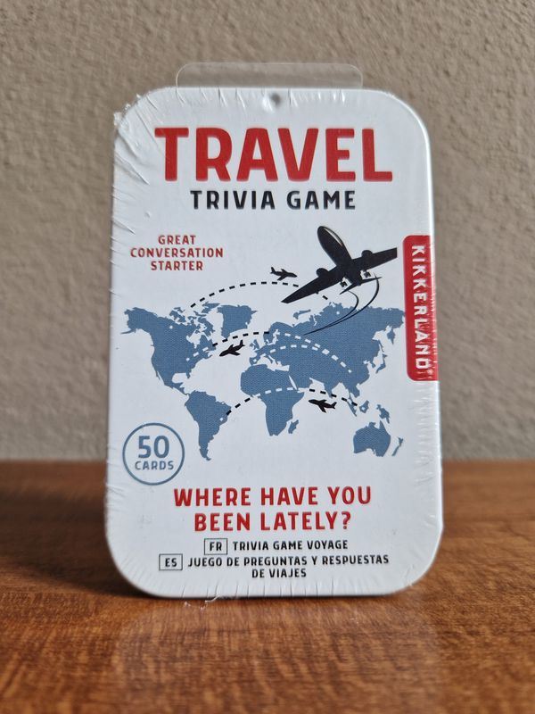 Travel trivia game
