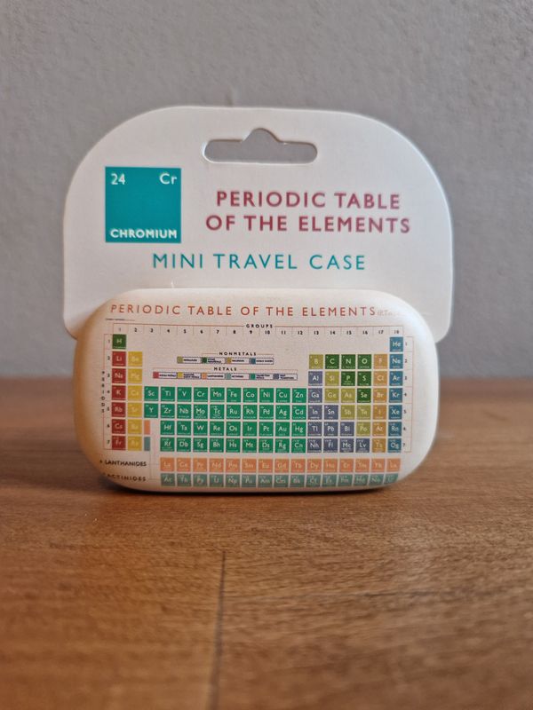 Mini Travel Case - Periodic Table