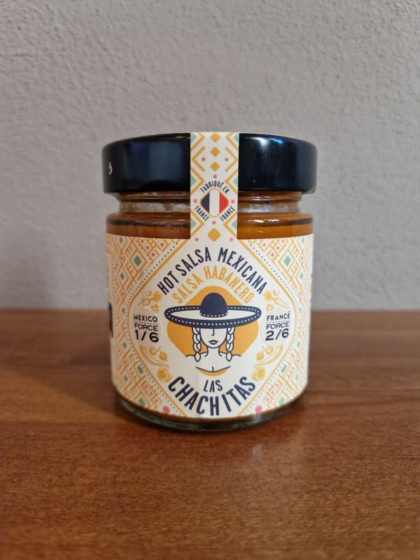 HOT SALSA HABANERO 180g