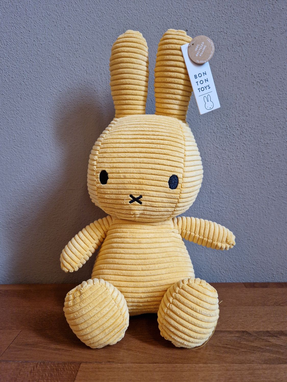 Coniglio Corduroy Yellow 33 cm