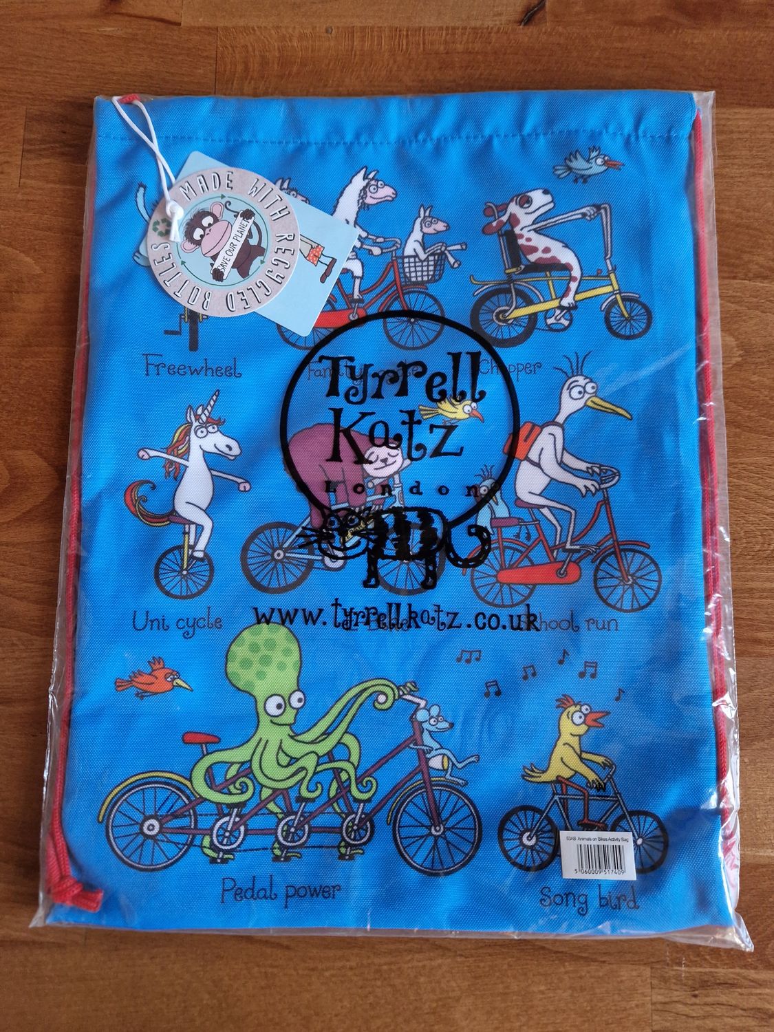 Activity bag Animal on bikes