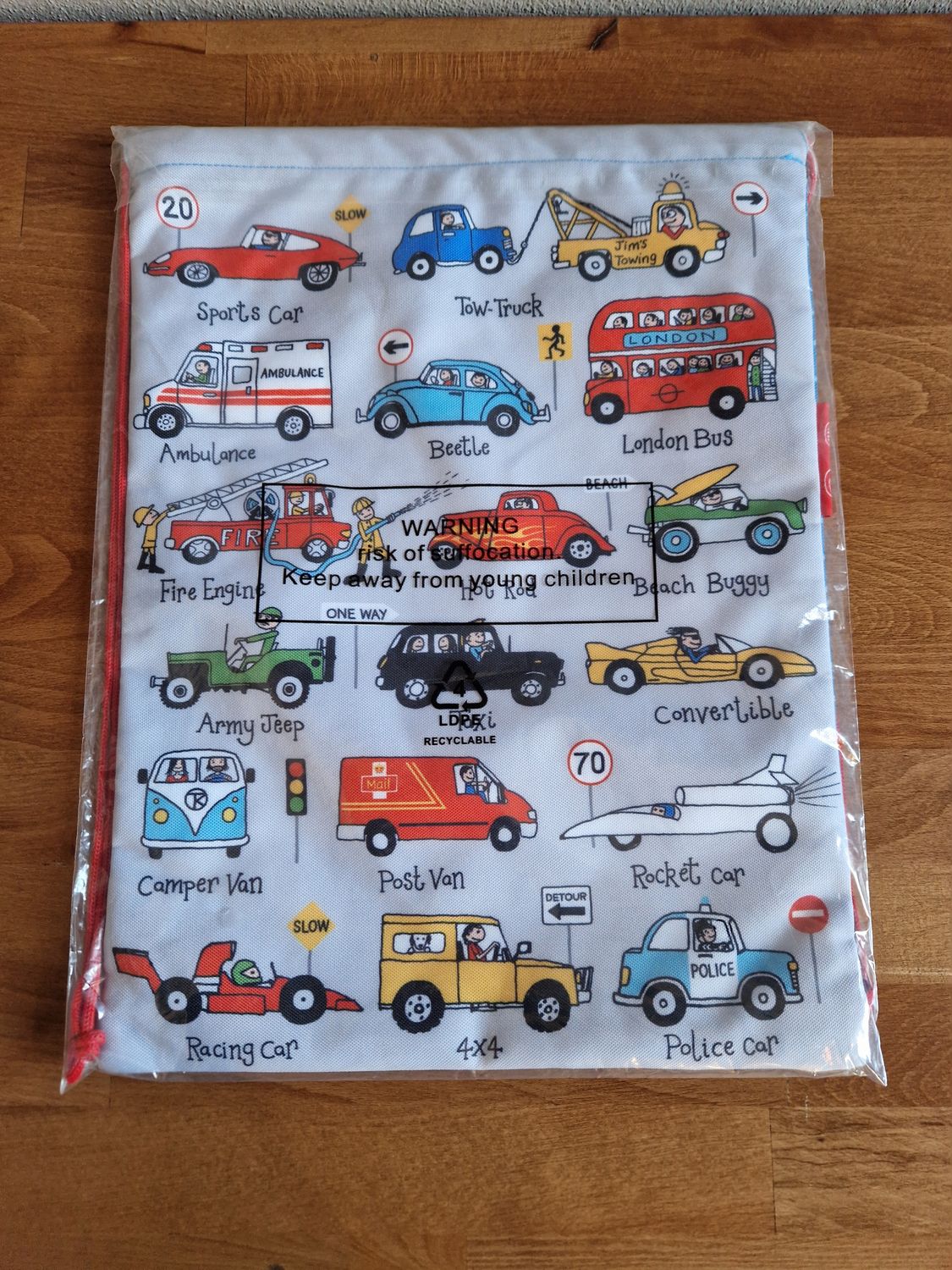 Activity bag cars