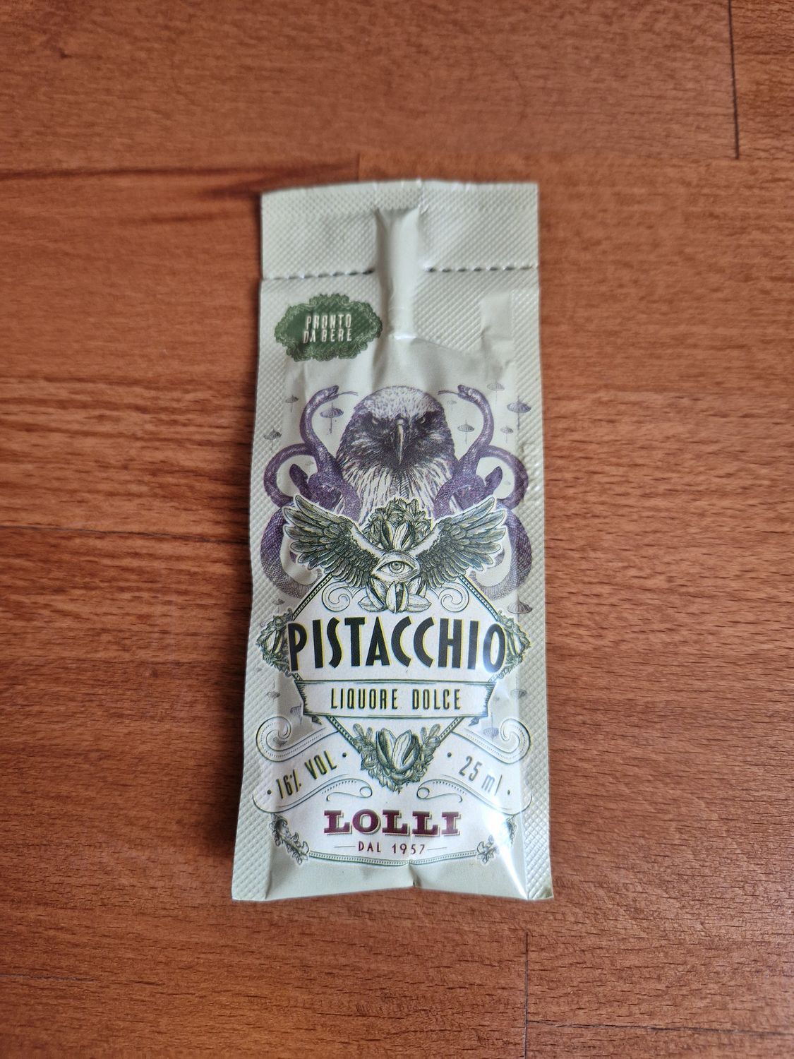 Liquore Pistacchio bustina 25ml