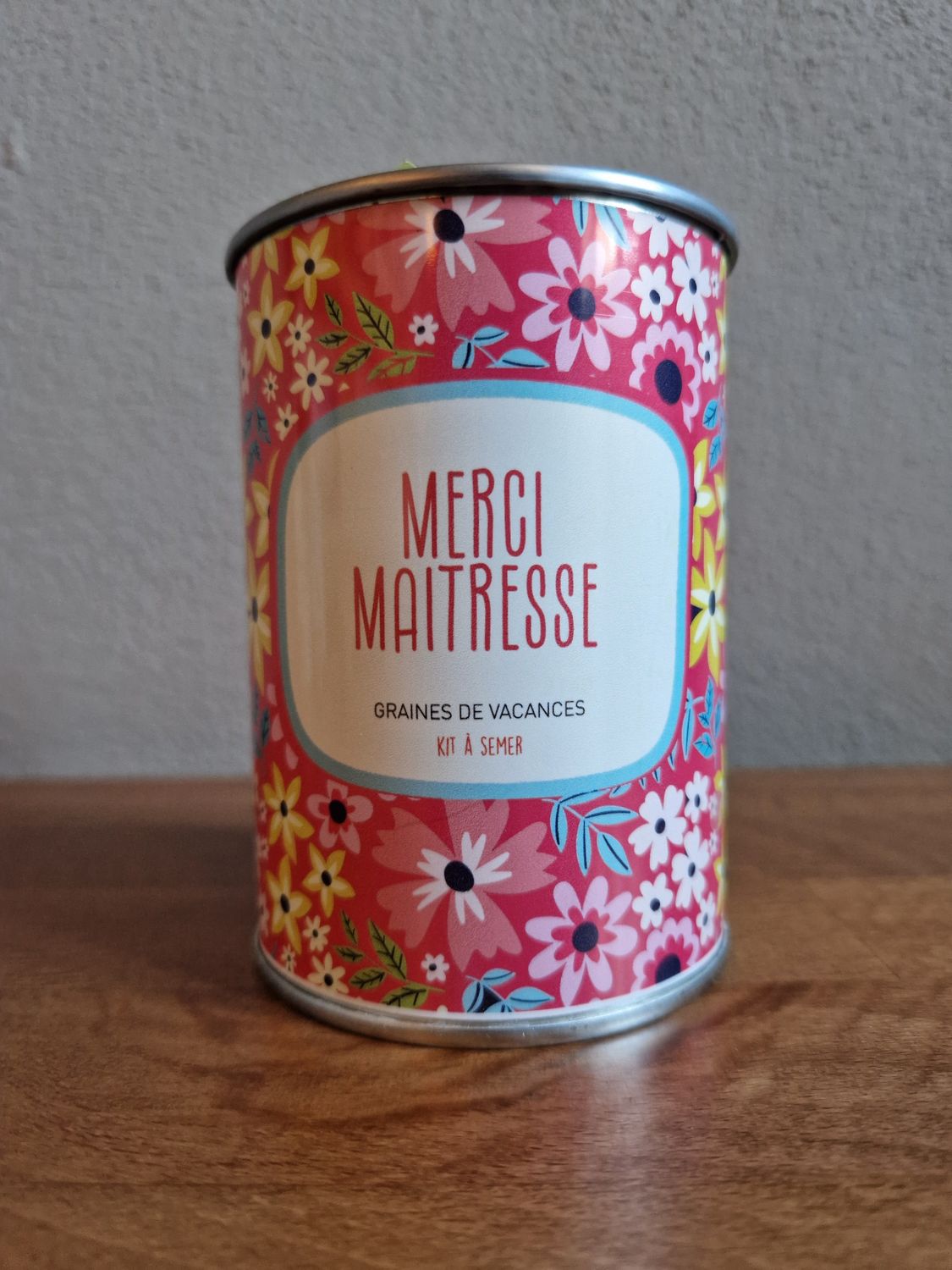 Kit À Semer &quot;Merci Maitresse&quot; graines de Vacances