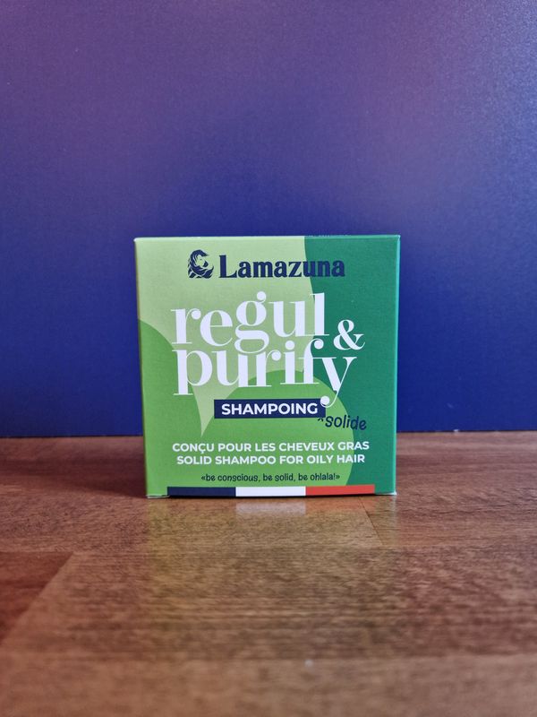 Shampo Solido Cheveux Gras - Regul &amp; Purify
