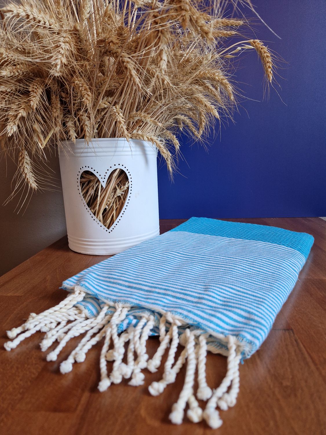 Asciugamano Fouta Onda Turquesa