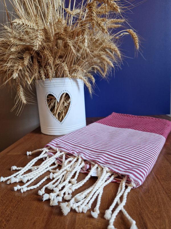 Asciugamano Fouta Onda Ceriza