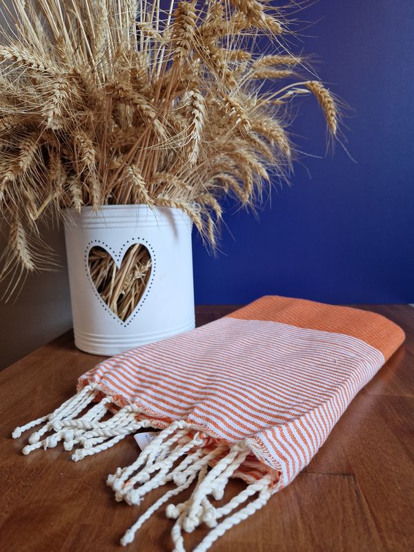 Asciugamano Fouta Onda Naranja